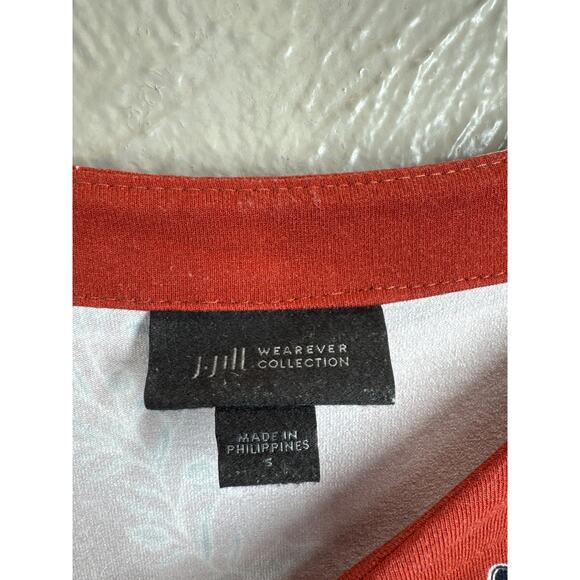 J. Jill Wearever Relaxed Two-Pocket T-Shirt Dress Tunic Shift Womens Size Small - Picture 4 of 6